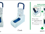 dispensador automatico de cubre zapatos Modelo SK-CH